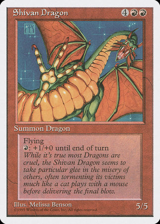 Shivan Dragon [Fourth Edition] | North Game Den