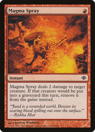 Magma Spray [Shards of Alara] | North Game Den