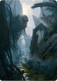 Swamp 2 Art Card [Zendikar Rising Art Series] | North Game Den