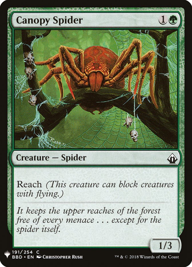 Canopy Spider [Mystery Booster] | North Game Den