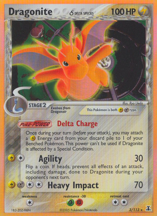 Dragonite (3/113) (Delta Species) [EX: Delta Species] | North Game Den