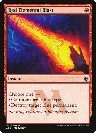 Red Elemental Blast [Masters 25] | North Game Den