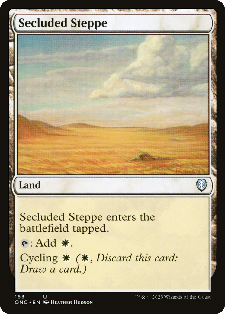 Secluded Steppe [Phyrexia: All Will Be One Commander] | North Game Den