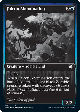 Falcon Abomination [Innistrad: Double Feature] | North Game Den