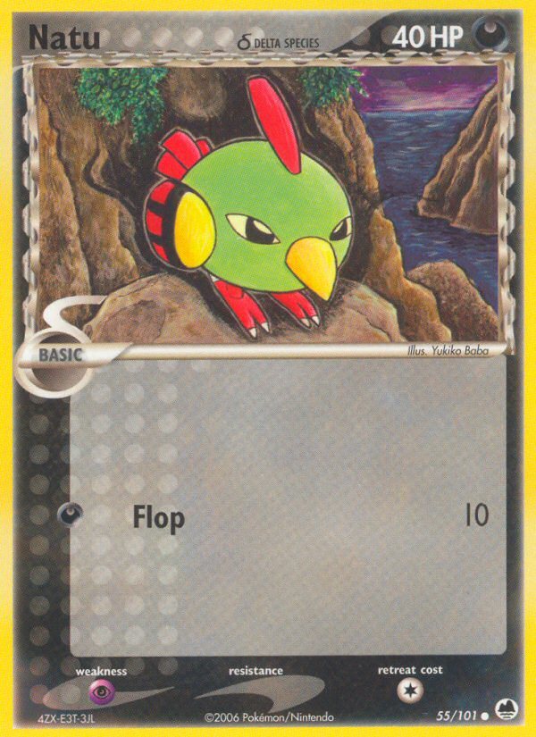 Natu (55/101) (Delta Species) [EX: Dragon Frontiers] | North Game Den