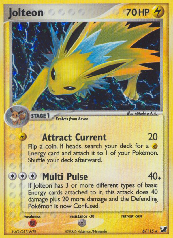 Jolteon (8/115) [EX: Unseen Forces] | North Game Den