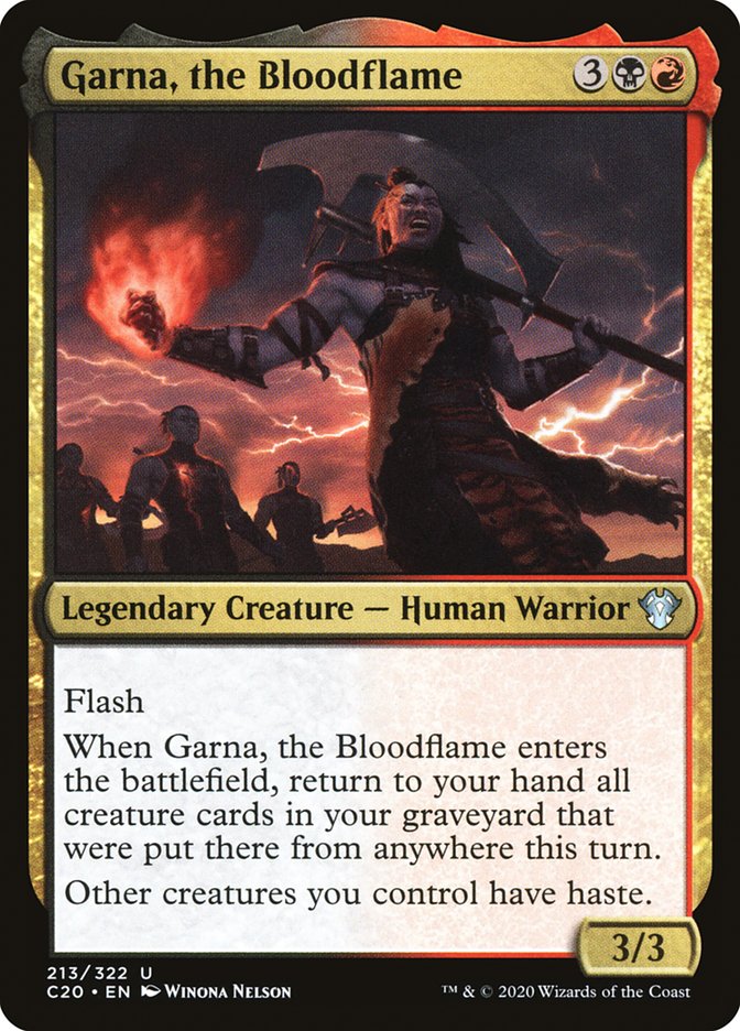 Garna, the Bloodflame [Commander 2020] | North Game Den