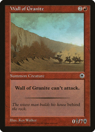 Wall of Granite [Portal] | North Game Den