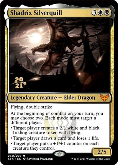 Shadrix Silverquill [Strixhaven: School of Mages Prerelease Promos] | North Game Den