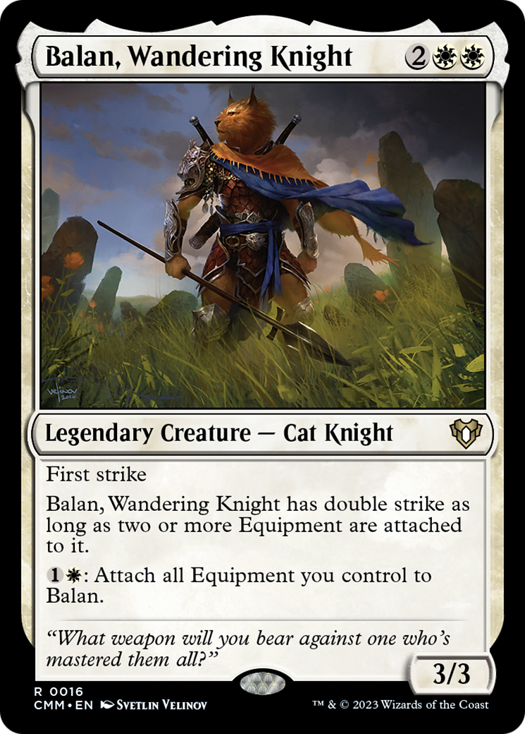 Balan, Wandering Knight [Commander Masters] | North Game Den