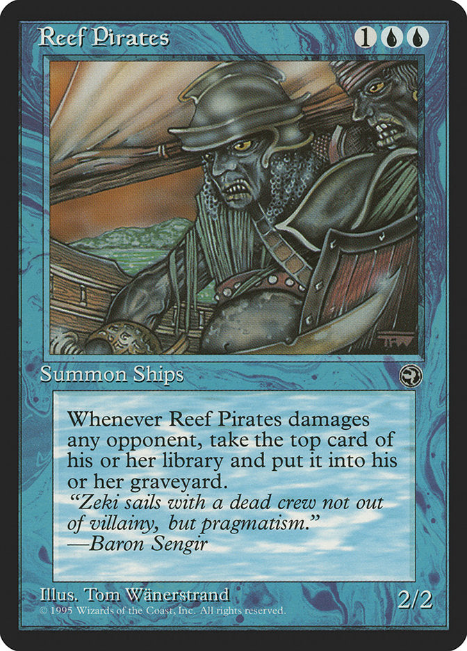 Reef Pirates (Baron Sengir Flavor Text) [Homelands] | North Game Den