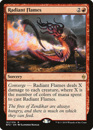 Radiant Flames [Battle for Zendikar] | North Game Den