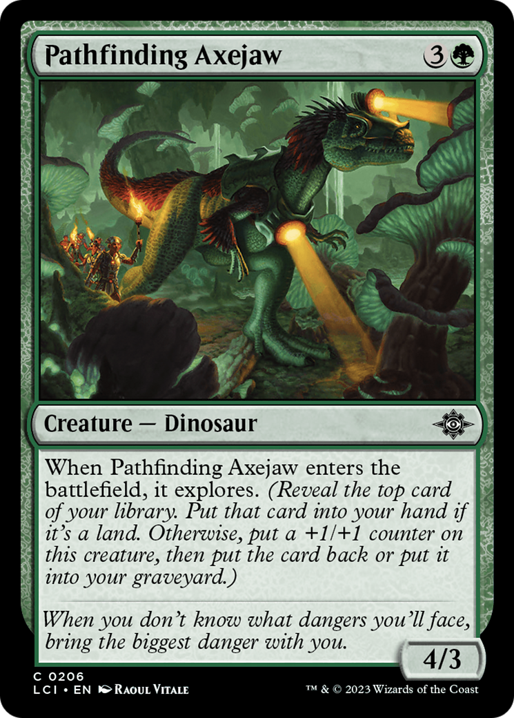 Pathfinding Axejaw [The Lost Caverns of Ixalan] | North Game Den