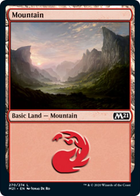 Mountain (270) [Core Set 2021] | North Game Den