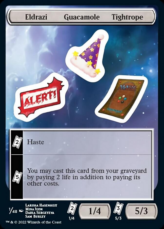 Eldrazi Guacamole Tightrope [Unfinity Stickers] | North Game Den
