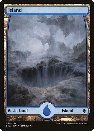 Island (259) - Full Art [Battle for Zendikar] | North Game Den