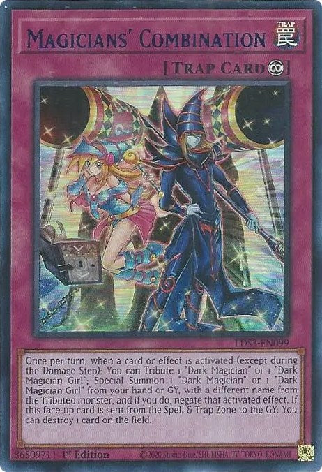 Magicians' Combination (Blue) [LDS3-EN099] Ultra Rare | North Game Den