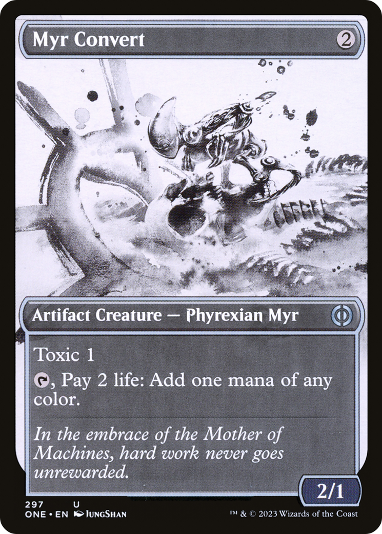 Myr Convert (Showcase Ichor) [Phyrexia: All Will Be One] | North Game Den