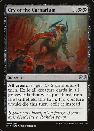 Cry of the Carnarium [Ravnica Allegiance] | North Game Den