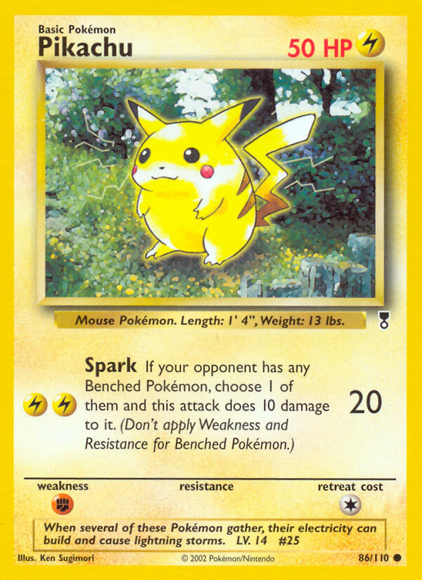 Pikachu (86/110) [Legendary Collection] | North Game Den