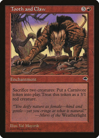 Tooth and Claw [Tempest] | North Game Den