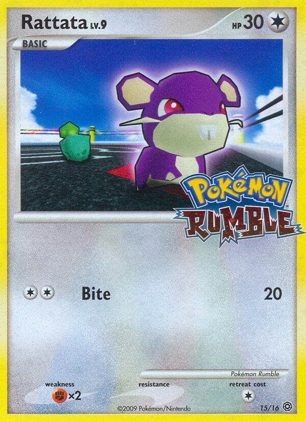 Rattata (15/16) [Pokémon Rumble] | North Game Den