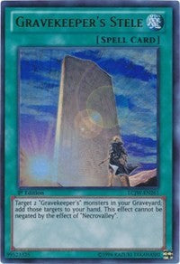 Gravekeeper's Stele [LCJW-EN261] Ultra Rare | North Game Den