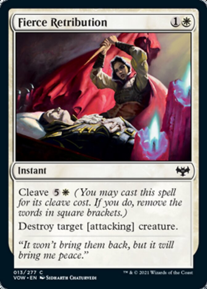 Fierce Retribution [Innistrad: Crimson Vow] | North Game Den