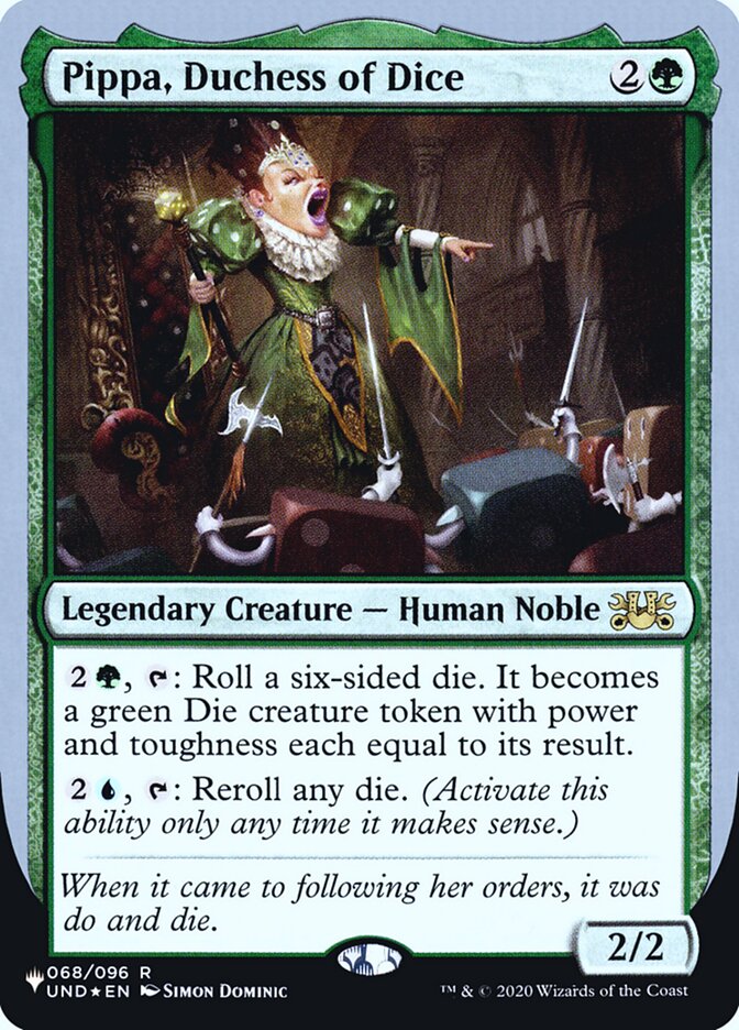 Pippa, Duchess of Dice (Unfinity Foil Edition) [The List] | North Game Den