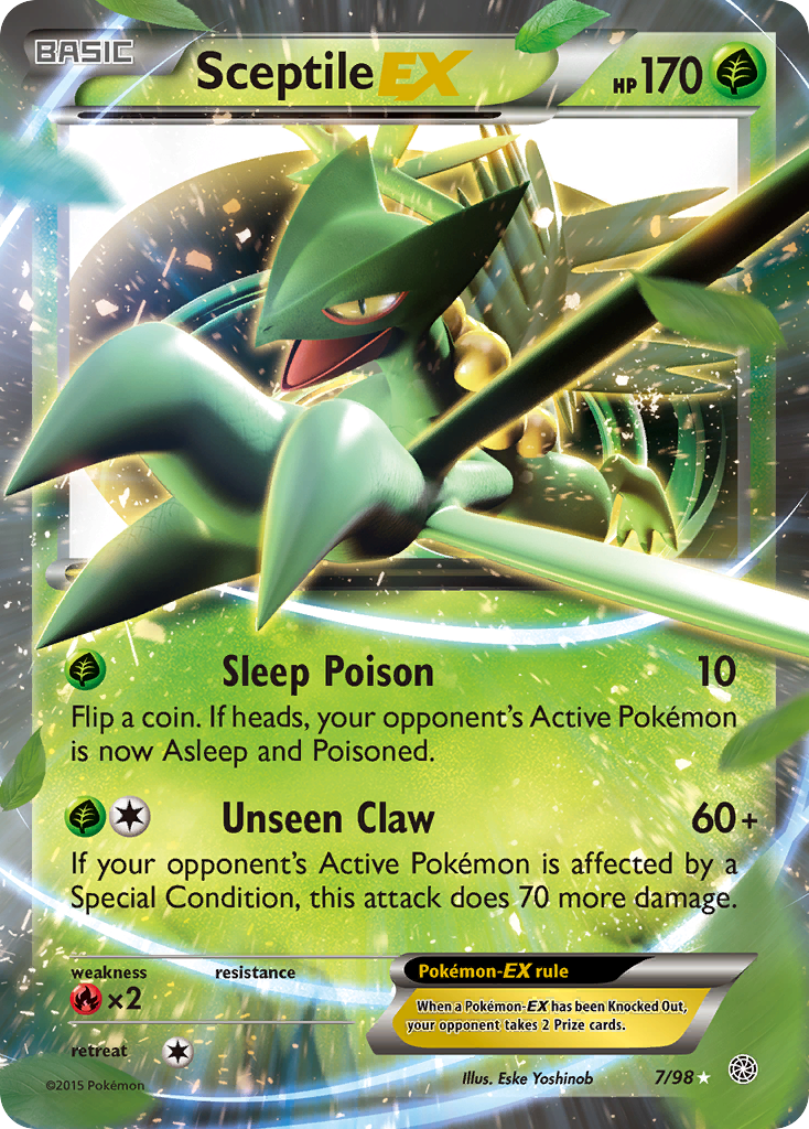 Sceptile EX (7/98) [XY: Ancient Origins] | North Game Den