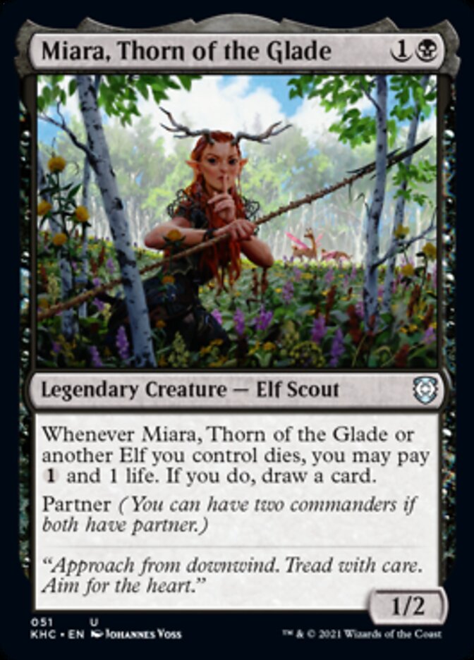 Miara, Thorn of the Glade [Kaldheim Commander] | North Game Den