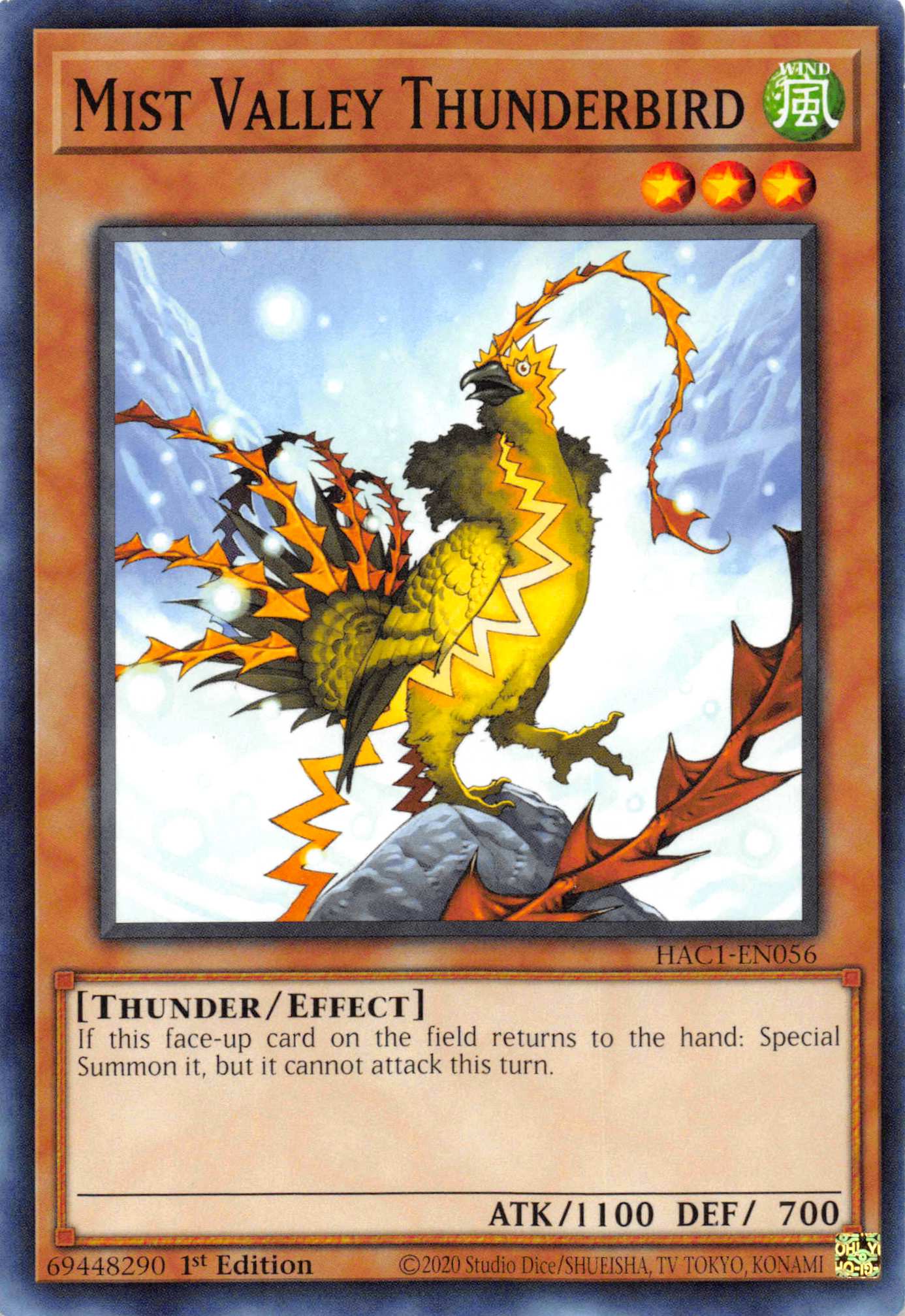 Mist Valley Thunderbird [HAC1-EN056] Common | North Game Den