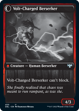 Voltaic Visionary // Volt-Charged Berserker [Innistrad: Double Feature] | North Game Den