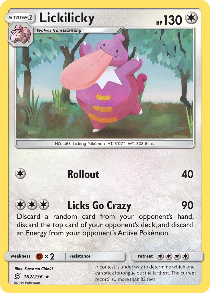 Lickilicky (162/236) [Sun & Moon: Unified Minds] | North Game Den