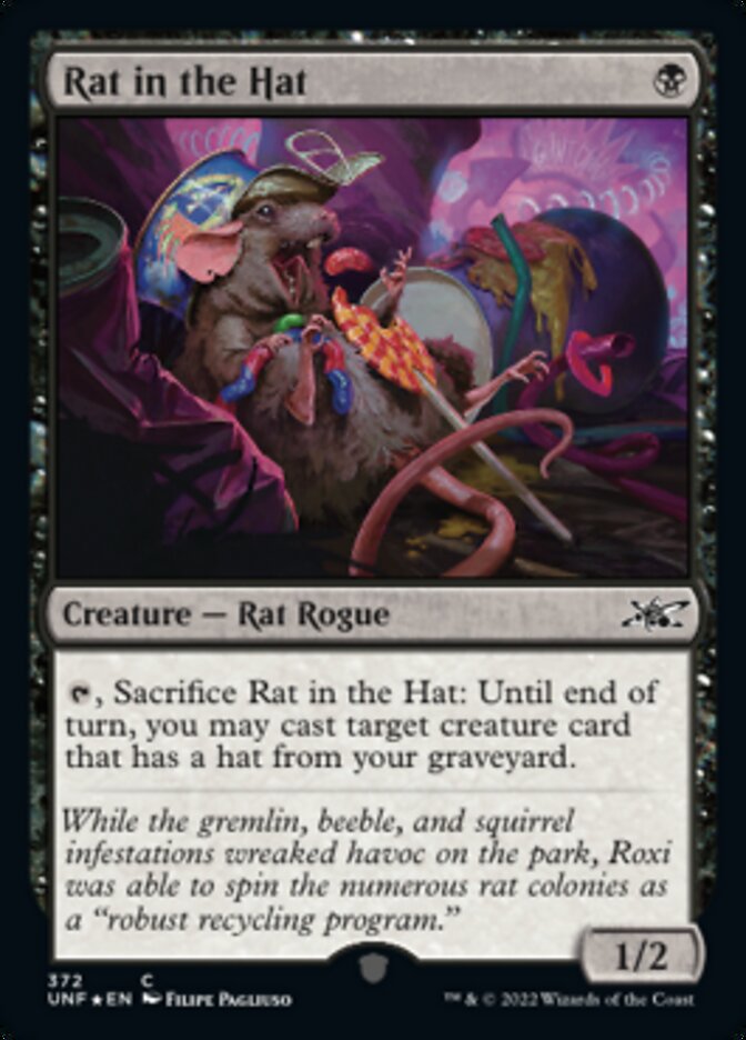 Rat in the Hat (Galaxy Foil) [Unfinity] | North Game Den