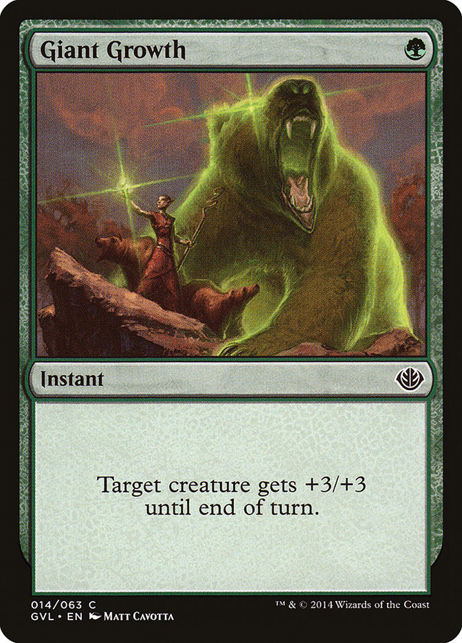 Giant Growth (Garruk vs. Liliana) [Duel Decks Anthology] | North Game Den