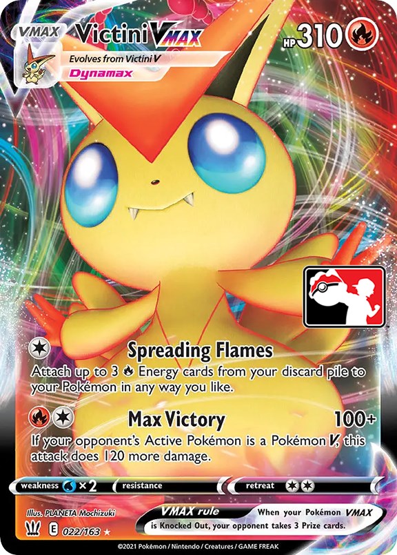 Victini VMAX (022/163) [Prize Pack Series One] | North Game Den