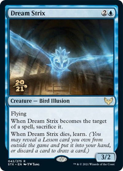 Dream Strix [Strixhaven: School of Mages Prerelease Promos] | North Game Den