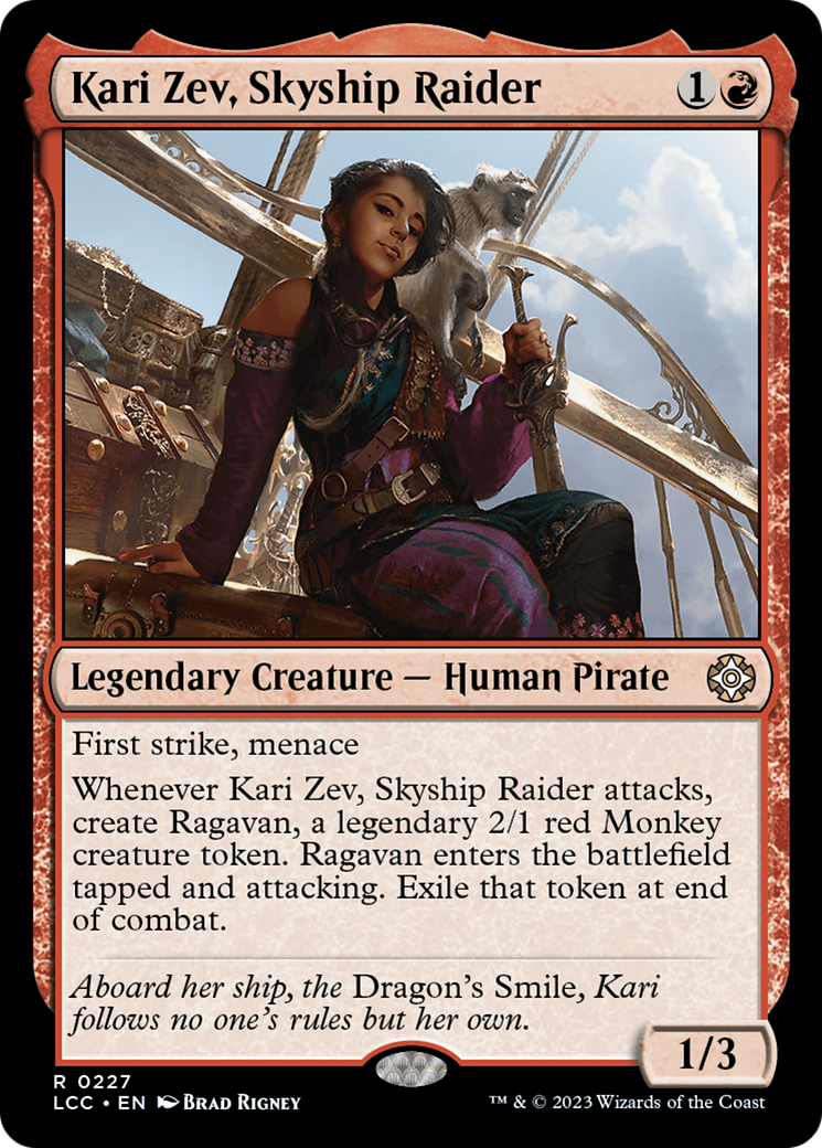 Kari Zev, Skyship Raider [The Lost Caverns of Ixalan Commander] | North Game Den