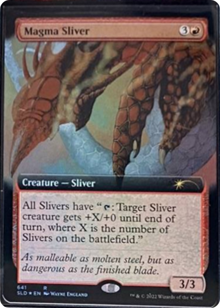 Magma Sliver (Extended Art) [Secret Lair Drop Series] | North Game Den