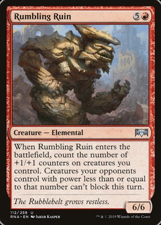 Rumbling Ruin [Ravnica Allegiance] | North Game Den