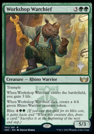 Workshop Warchief (Promo Pack) [Streets of New Capenna Promos] | North Game Den