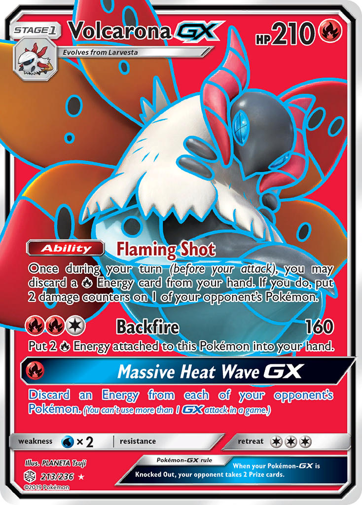 Volcarona GX (213/236) [Sun & Moon: Cosmic Eclipse] | North Game Den