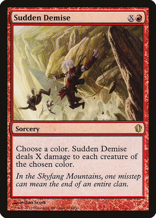 Sudden Demise [Commander 2013] | North Game Den