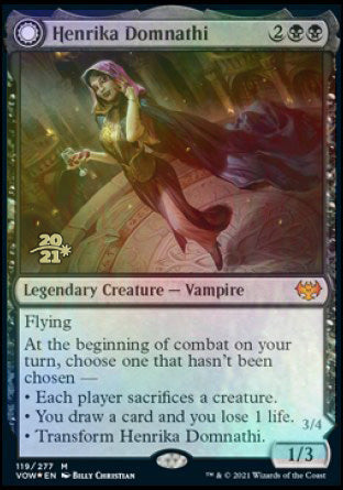 Henrika Domnathi // Henrika, Infernal Seer [Innistrad: Crimson Vow Prerelease Promos] | North Game Den