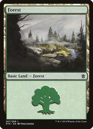 Forest (267) [Khans of Tarkir] | North Game Den