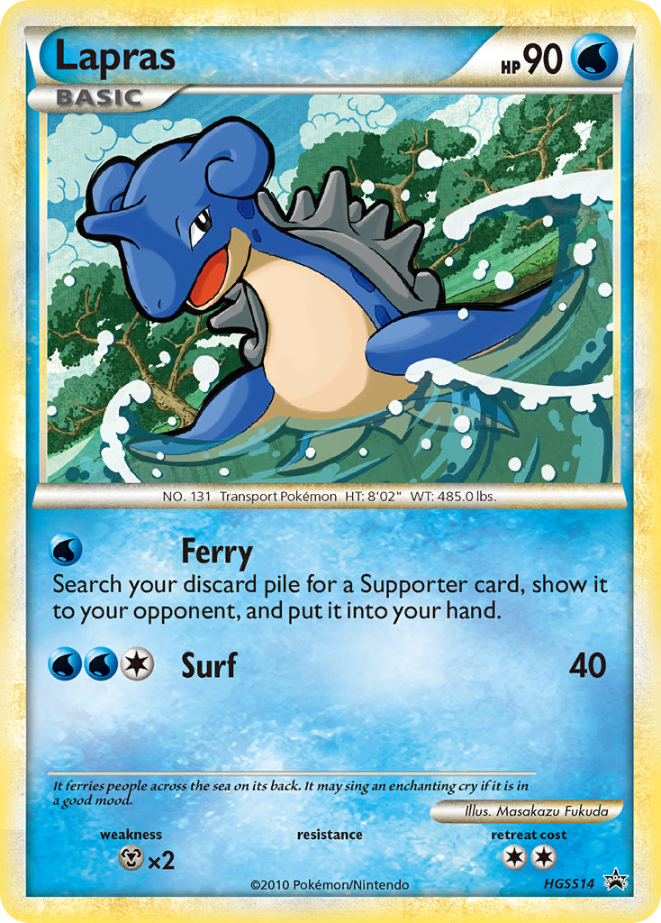 Lapras (HGSS14) [HeartGold & SoulSilver: Black Star Promos] | North Game Den