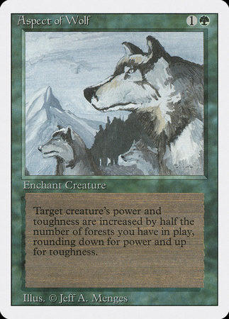 Aspect of Wolf [Revised Edition] | North Game Den