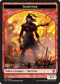 Survivor // Myr (023) Double-sided Token [Commander 2018 Tokens] | North Game Den