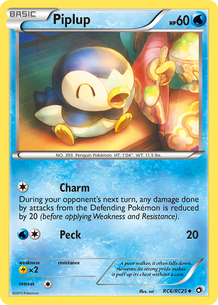 Piplup (RC6/RC25) [Black & White: Legendary Treasures] | North Game Den